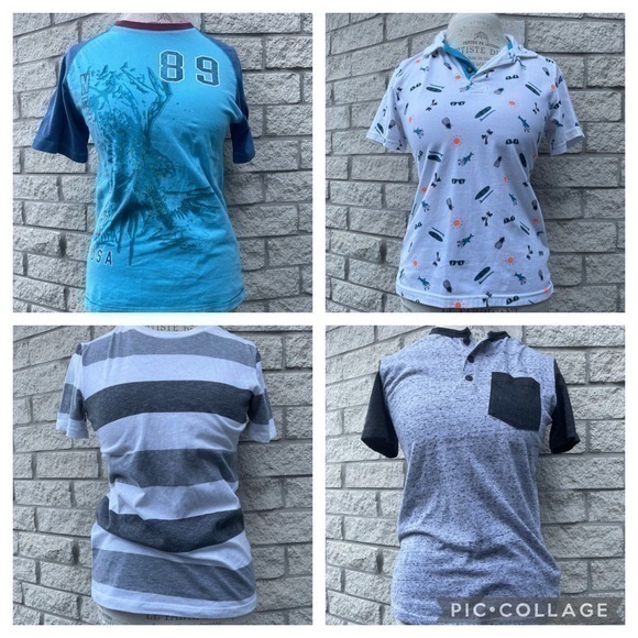 4 BOYS Shirt Bundle  GG1 - Picture 1 of 5